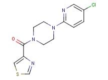 1-(5-chloro-2-pyridinyl)-4-(1,3-thiazol-4-ylcarbonyl)piperazine