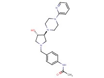 N-[4-({(3S*,4S*)-3-hydroxy-4-[4-(2-pyridinyl)-1-piperazinyl]-1-pyrrolidinyl}methyl)phenyl]acetamide