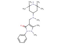 1,5-dimethyl-4-{[methyl(2,2,6,6-tetramethylpiperidin-4-yl)amino]methyl}-2-phenyl-1,2-dihydro-3H-pyrazol-3-one