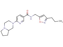 6-(hexahydropyrrolo[1,2-a]pyrazin-2(1H)-yl)-N-[(3-propyl-5-isoxazolyl)methyl]nicotinamide