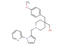 (4-(4-methoxybenzyl)-1-{[1-(2-pyridinyl)-1H-pyrrol-2-yl]methyl}-4-piperidinyl)methanol