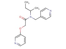 N-(sec-butyl)-N-(pyridin-4-ylmethyl)-2-(pyridin-3-yloxy)acetamide