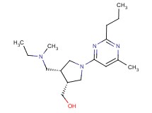 [(3R*,4R*)-4-{[ethyl(methyl)amino]methyl}-1-(6-methyl-2-propylpyrimidin-4-yl)pyrrolidin-3-yl]methanol