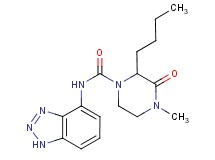 N-1H-1,2,3-benzotriazol-4-yl-2-butyl-4-methyl-3-oxopiperazine-1-carboxamide