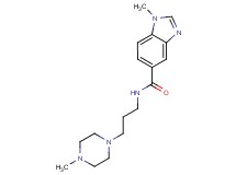 1-methyl-N-[3-(4-methylpiperazin-1-yl)propyl]-1H-benzimidazole-5-carboxamide