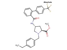 methyl (4R)-1-(4-ethylbenzyl)-4-({[4'-(trifluoromethyl)-2-biphenylyl]carbonyl}amino)-L-prolinate