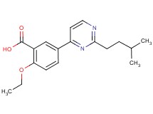 2-ethoxy-5-[2-(3-methylbutyl)pyrimidin-4-yl]benzoic acid