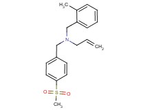 N-(2-methylbenzyl)-N-[4-(methylsulfonyl)benzyl]prop-2-en-1-amine