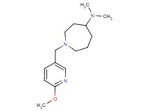 1-[(6-methoxypyridin-3-yl)methyl]-N,N-dimethylazepan-4-amine