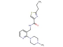 N-{[2-(4-methylpiperazin-1-yl)pyridin-3-yl]methyl}-2-propyl-1,3-thiazole-4-carboxamide