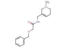 2-(benzyloxy)-N-[(1-methyl-1,2,5,6-tetrahydropyridin-3-yl)methyl]acetamide