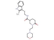 N-[2-(2-methyl-1H-indol-3-yl)ethyl]-1-[2-(4-morpholinyl)ethyl]-6-oxo-3-piperidinecarboxamide