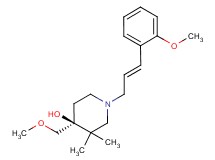 (4S*)-4-(methoxymethyl)-1-[(2E)-3-(2-methoxyphenyl)prop-2-en-1-yl]-3,3-dimethylpiperidin-4-ol