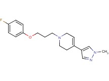 1-[3-(4-fluorophenoxy)propyl]-4-(1-methyl-1H-pyrazol-4-yl)-1,2,3,6-tetrahydropyridine