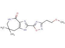 2-[3-(2-methoxyethyl)-1,2,4-oxadiazol-5-yl]-7,7-dimethyl-5,6,7,8-tetrahydroimidazo[4,5-c]azepin-4(1H)-one