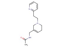 N-{[1-(2-pyridin-2-ylethyl)-1,2,5,6-tetrahydropyridin-3-yl]methyl}acetamide