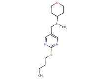 N-{[2-(butylthio)pyrimidin-5-yl]methyl}-N-methyltetrahydro-2H-pyran-4-amine