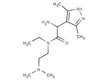 2-amino-N-[2-(dimethylamino)ethyl]-2-(3,5-dimethyl-1H-pyrazol-4-yl)-N-ethylacetamide dihydrochloride