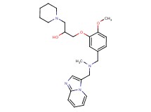 1-(5-{[(imidazo[1,2-a]pyridin-3-ylmethyl)(methyl)amino]methyl}-2-methoxyphenoxy)-3-(1-piperidinyl)-2-propanol