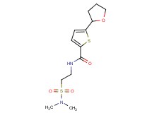 N-{2-[(dimethylamino)sulfonyl]ethyl}-5-(tetrahydrofuran-2-yl)thiophene-2-carboxamide