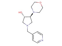 (3S*,4S*)-4-(4-morpholinyl)-1-(4-pyridinylmethyl)-3-pyrrolidinol