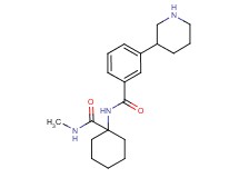 N-{1-[(methylamino)carbonyl]cyclohexyl}-3-piperidin-3-ylbenzamide