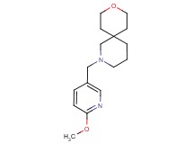 2-[(6-methoxypyridin-3-yl)methyl]-9-oxa-2-azaspiro[5.5]undecane