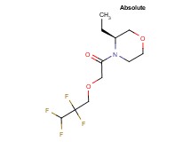 (3S)-3-ethyl-4-[(2,2,3,3-tetrafluoropropoxy)acetyl]morpholine