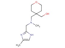 [4-({methyl[(4-methyl-1H-imidazol-2-yl)methyl]amino}methyl)tetrahydro-2H-pyran-4-yl]methanol