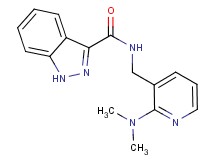 N-{[2-(dimethylamino)-3-pyridinyl]methyl}-1H-indazole-3-carboxamide