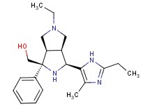 [(1S*,3S*,3aS*,6aR*)-5-ethyl-3-(2-ethyl-4-methyl-1H-imidazol-5-yl)-1-phenyloctahydropyrrolo[3,4-c]pyrrol-1-yl]methanol