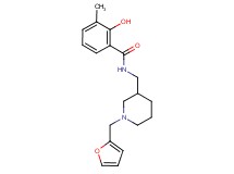 N-{[1-(2-furylmethyl)piperidin-3-yl]methyl}-2-hydroxy-3-methylbenzamide