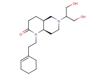 (4aS*,8aR*)-1-(2-cyclohex-1-en-1-ylethyl)-6-[2-hydroxy-1-(hydroxymethyl)ethyl]octahydro-1,6-naphthyridin-2(1H)-one