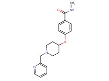 N-methyl-4-{[1-(pyridin-2-ylmethyl)piperidin-4-yl]oxy}benzamide