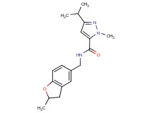 3-isopropyl-1-methyl-N-[(2-methyl-2,3-dihydro-1-benzofuran-5-yl)methyl]-1H-pyrazole-5-carboxamide