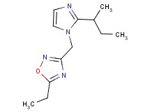 3-[(2-sec-butyl-1H-imidazol-1-yl)methyl]-5-ethyl-1,2,4-oxadiazole