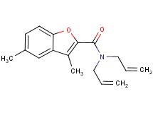 N,N-diallyl-3,5-dimethyl-1-benzofuran-2-carboxamide