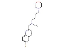 N-[(6-fluoroquinolin-2-yl)methyl]-N-methyl-4-morpholin-4-ylbutan-1-amine