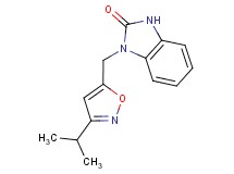1-[(3-isopropylisoxazol-5-yl)methyl]-1,3-dihydro-2H-benzimidazol-2-one