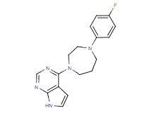 4-[4-(4-fluorophenyl)-1,4-diazepan-1-yl]-7H-pyrrolo[2,3-d]pyrimidine