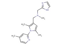 1-[2,5-dimethyl-1-(4-methylpyridin-2-yl)-1H-pyrrol-3-yl]-N-(1H-imidazol-2-ylmethyl)-N-methylmethanamine
