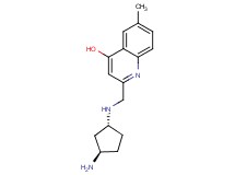 2-({[rel-(1R,3R)-3-aminocyclopentyl]amino}methyl)-6-methyl-4-quinolinol dihydrochloride