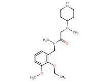 N~1~-(2-ethoxy-3-methoxybenzyl)-N~1~,N~2~-dimethyl-N~2~-piperidin-4-ylglycinamide
