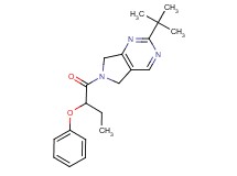 2-tert-butyl-6-(2-phenoxybutanoyl)-6,7-dihydro-5H-pyrrolo[3,4-d]pyrimidine