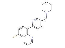 5-fluoro-8-[5-(piperidin-1-ylmethyl)pyridin-2-yl]quinoline