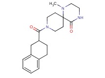 1-methyl-9-(1,2,3,4-tetrahydronaphthalen-2-ylcarbonyl)-1,4,9-triazaspiro[5.5]undecan-5-one