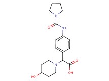 (4-hydroxypiperidin-1-yl){4-[(pyrrolidin-1-ylcarbonyl)amino]phenyl}acetic acid