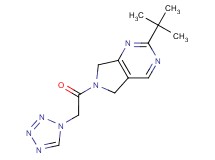 2-tert-butyl-6-(1H-tetrazol-1-ylacetyl)-6,7-dihydro-5H-pyrrolo[3,4-d]pyrimidine