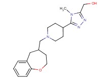 {4-methyl-5-[1-(2,3,4,5-tetrahydro-1-benzoxepin-4-ylmethyl)piperidin-4-yl]-4H-1,2,4-triazol-3-yl}methanol