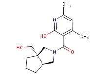 3-{[rel-(3aS,6aS)-3a-(hydroxymethyl)hexahydrocyclopenta[c]pyrrol-2(1H)-yl]carbonyl}-4,6-dimethyl-2-pyridinol